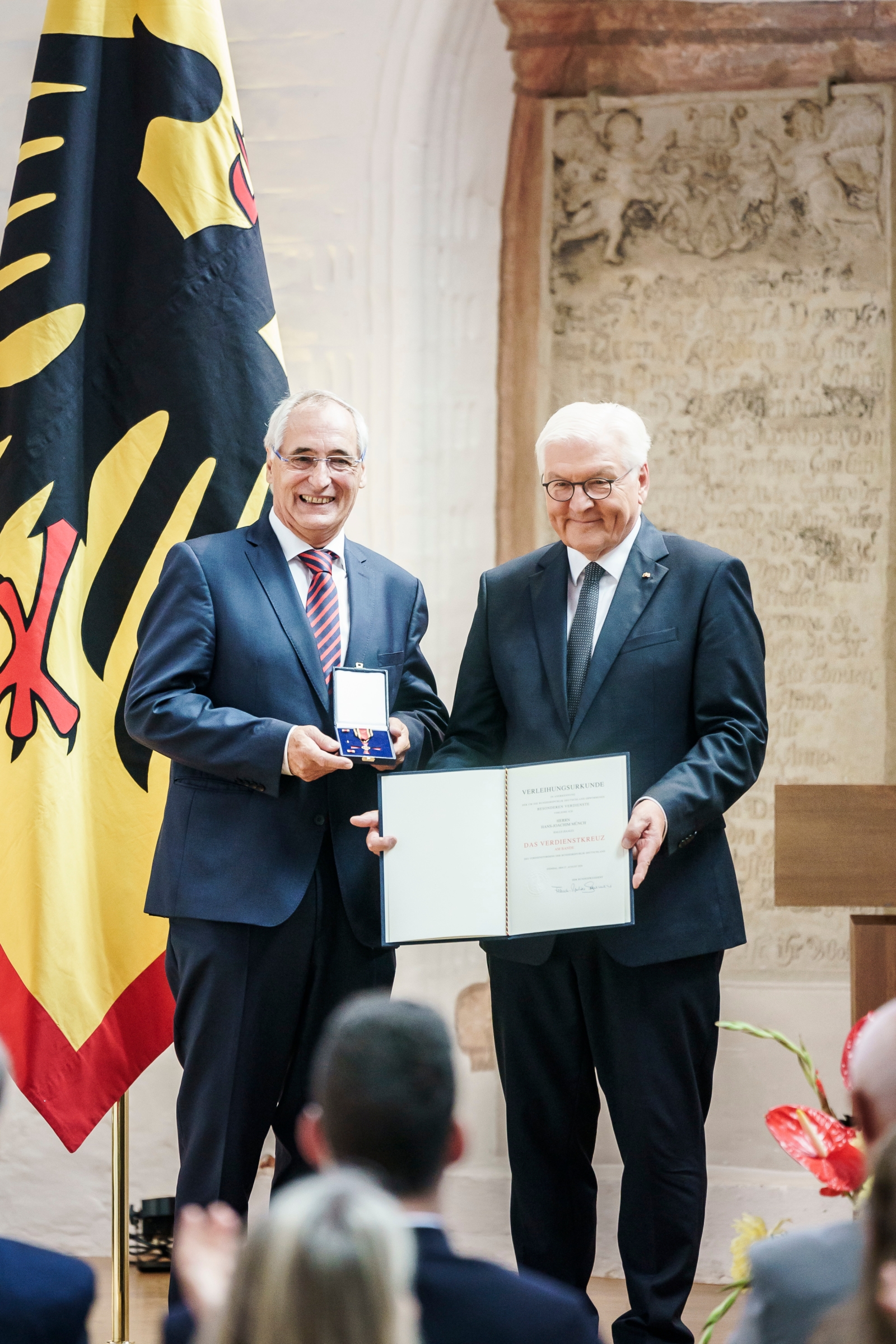 Bundespräsident Frank-Walter Steinmeier - Verleihung von Verdienstorden der Bundesrepublik Deutschland während der 